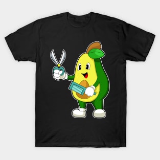 Avocado Hairdresser Scissors Comb T-Shirt